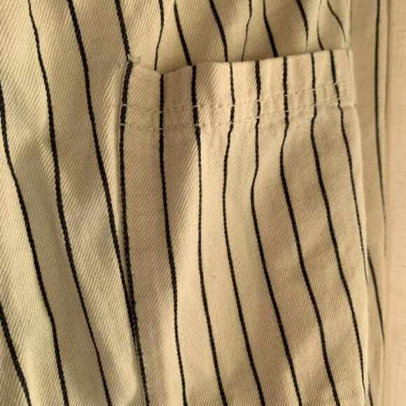 Striped wide-leg linen pants - Picture 5 of 5